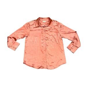 Camila Coelho silky rose top size medium